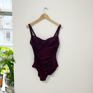 NEW Joyaria Purple One Piece Bathing Suit Size XXL